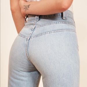 Reformation 70’s Jean in light wash